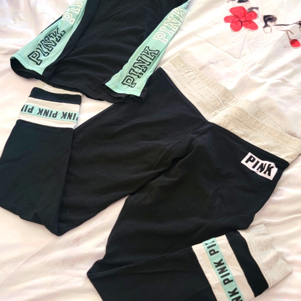 Victoria's secret pink yoga pants and tank